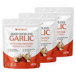 Resilia Garlic Extract 600mg Softgels (60 Count) – Odorless Aged Garlic Extract Supplement with CoQ10 Ubiquinol – 20-Month Matured, Standardized for S-Allyl Cysteine - Heart Health & Immune Support