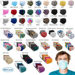 WECARE 3 Ply Disposable Face Mask 50 Pack Individually Wrapped Printed Masks