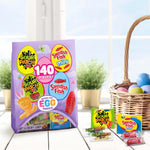 SOUR PATCH KIDS, SOUR PATCH KIDS Big Kids, SWEDISH FISH and SWEDISH FISH Mini Soft & Chewy Easter Candy Variety Pack, Bulk Candy, 140 Snack Packs