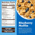 Catalina Crunch Protein Cereal - Breakfast Cereal with 10g of Protein, No Added Sugar - Gluten Free, Keto Friendly - Blueberry Muffin - 8 oz. Bag (Pack of 1)