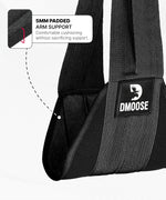 DMoose Fitness Hanging Ab Straps - Soft Padded Straps for Pull Up Bar Core Workouts