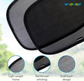 Enovoe Car Window Shades for Baby (4 Pack) - 21"x14" - Sun Shade Blocker, Cling - Glare Shield and UV Rays Protection for Your Child - Side Windows Screens for SUV- Mesh Window Shades for Car Baby