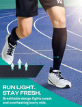 Knee Length Compression Socks for Women and Men, 15-20mmHg