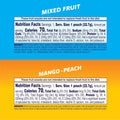 Welch's Fruit Snacks, Mixed Fruit & Mango Peach Snack Box, Gluten Free, Stocking Stuffers, 0.8oz Snack Packs (Pack of 60)