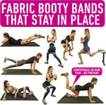 Resistance Bands for Working Out with 4 Booty Bands Set