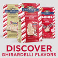GHIRARDELLI Peppermint Bark Snowmen – Limited Edition Holiday Chocolate Candy Featuring Layers of Rich Chocolate Layers with Festive Peppermint Flavor, 5.7 oz Bag