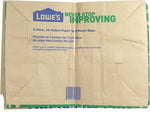 Lowe's 30 Gallon Heavy Duty Brown Paper Lawn and Refuse Bags for Home and Garden (10 Count), Large (LOWESLL)