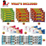 Veratify - Healthy Mixed Snack Box & Snacks Gift Variety Basket - Perfect for Men, Women, Adults, Office, School, College, Work - Variety Assortment Gift Basket - (Gift Care Package 66 Count)