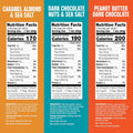 KIND Nut Bars, Variety Pack, Dark Chocolate Nuts & Sea Salt, Peanut Butter Dark Chocolate, and Caramel Almond Sea Salt, Gluten Free, Low Sugar, 5-7g Protein, 12 Count