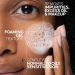 La Roche-Posay Toleriane Purifying Foaming Facial Cleanser, Oil Free Face Wash for Women & Men with Niacinamide + Ceramides, Pore Cleanser Safe For Sensitive Skin, Won’t Dry Out Skin, Soap Free