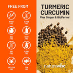 NatureWise Curcumin Turmeric 2250mg - Advanced Absorption from 95% Curcuminoids & BioPerine Black Pepper Extract - Daily Joint and Immune Health Support - Vegan, 180 Count[60-Day Supply]