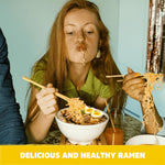 Gluten free ramen noodles (10 packs) gf gluten free noodles vegan healthy brown rice noodle.