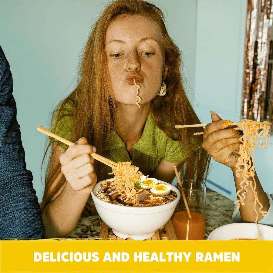 Gluten free ramen noodles (10 packs) gf gluten free noodles vegan healthy brown rice noodle.