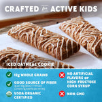 Zbar - Iced Oatmeal Cookie - Soft-Baked Energy Snack Bars - Non-GMO - 12g Whole Grains - USDA Organic Granola Bars (18 Pack)