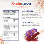 Goya Sazón Seasoning With Azafran 3.52 Ounce (Pack of 3)