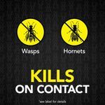 Raid Max Foaming Wasp & Hornet Killer, Fast Coverage Foam, Bug Killer Kills The Entire Nest, 16.5 oz