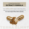 40x Strength Organic Black Maca Root with Ashwagandha Supplement