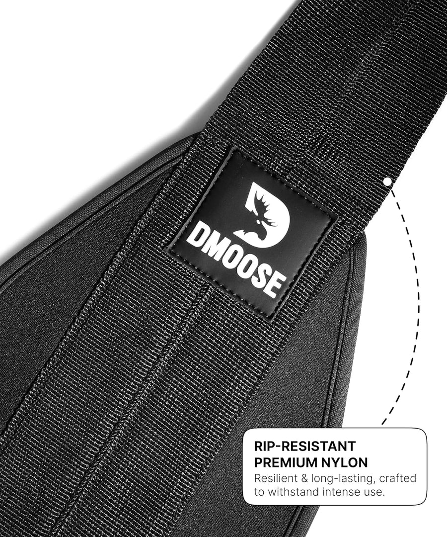 DMoose Fitness Hanging Ab Straps - Soft Padded Straps for Core Workouts
