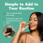 Her Fantasy Box | Body Magic | Chlorophyll Capsules - 30 Vegan Capsules for Detox, Digestion, Gut Health, Skin Support, and Oily Skin - Natural Energy Booster