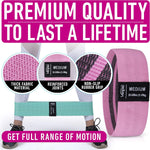 Resistance Bands for Working Out with 4 Booty Bands Set