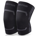 Bodyprox Knee Compression Sleeve for Men and Women, Medium, 2 Pack