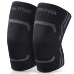 Bodyprox Knee Compression Sleeve for Men and Women, Medium, 2 Pack