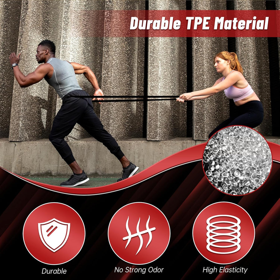 5-Level Resistance Bands for Full-Body Workout, Pull Up Assist Bands for Men & Women