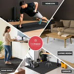 bemaxx 18-Piece Interlocking Foam Gym Mats - Protective Flooring for Home Workout & Fitness