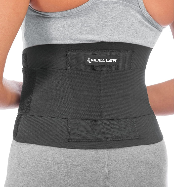 MUELLER Sports Medicine Adjustable Back Brace for Upper and Lower Back Pain Relief