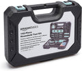 Basics Household Tool Kit With Storage Case, 142 Piece, Turquoise, 13.39 x 9.25 x 2.95 inch