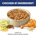 Hill's Science Diet Adult 1-6, Adult 1-6 Premium Nutrition, Dry Dog Food, Chicken & Barley, 5 lb Bag
