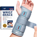 FEATOL Wrist Brace Hand Brace for Carpal Tunnel and Tendonitis Relief, Small/Medium