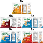 Simply Snacks Variety Pack, 0.875 Oz, 36 Count, Packaging May Vary
