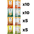 Quaker Rice Crisps, Gluten Free, 4 Flavor Sweet and Savory Variety Mix, Single Serve, 30 count