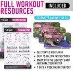 Resistance Bands for Working Out with 4 Booty Bands Set