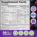 Biotin Gummies with Collagen - Hair Growth Support, Skin, & Nail Strength - for Women & Men - Biotin 10000mcg | Keratin | Hyaluronic Acid | B-Complex | Nettle - Sugar-Free, Mixed Berry, 60 Gummies