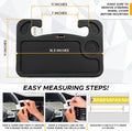 EcoNour 2 in 1 Car Steering Wheel Desk | Tray for Laptop Car Mount with Pen Holder | Desk Console for Car | Food Tray for Eating with Drinks Holder | Multipurpose Travel Car Accessories