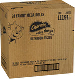 Charmin Ultra Soft Cushiony Touch Toilet Paper, 24 Family Mega Rolls = 123 Regular Rolls
