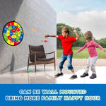 Large Dart Board for Kids, Kids Double-Sided Dart Board with Sticky Balls and Darts, Indoor/Outdoor Sport Fun Party Play Game Toys, Gifts for 3 4 5 6 7 8 9 10 11 12 Year Old Boys Girls