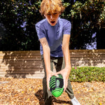 Nerf Weather Blitz Foam Football for All-Weather Play - Easy-to-Hold Grips – Great for Indoor and Outdoor Games - Green