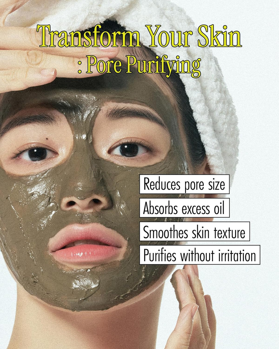 Cardi B Relief Mud Mask - Hydrating Face & Body Pore Cleanser w/ 91.8% Naturals