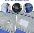 KING MOUNTAIN Iron-on Repair Patch 20 Pcs Pack,Denim Patches for Jeans Kit 3" by 4-1/4", 100% Cotton Denim Iron-on Repair Patch,Jeans and Clothing Repair and Decoration Kit (Five Color)