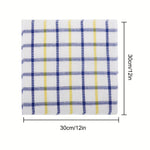 Patelai 12 Pcs Kitchen Dish Cloths for Washing Dishes Absorbent Dish Rags Cleaning Reusable Towels for Scrubbing Wipe Glass Xmas Home Household Supplies(Bright Color,13.8'' X 13.8'', 11.8 x 11.8'')