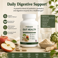 Elevana Gut Health Capsules bottle with ACV, Inulin and DigeZyme ingredients